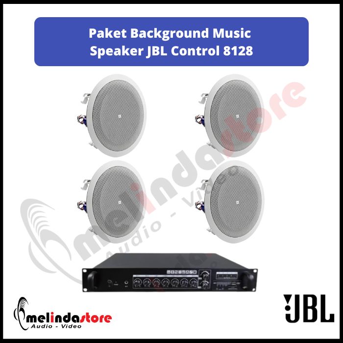 Paket Sound System Background Music Speaker Ceiling JBL | 4 Speaker